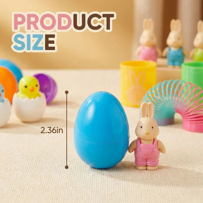🐣 Prefilled Easter Eggs with Toys – Ultimate Kids Easter Hunt Set
