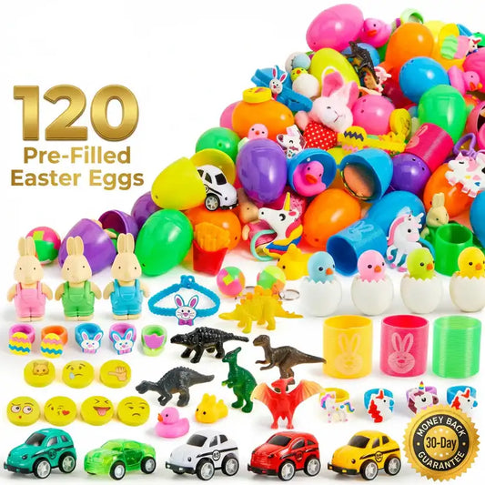 🐣 Prefilled Easter Eggs with Toys – Ultimate Kids Easter Hunt Set