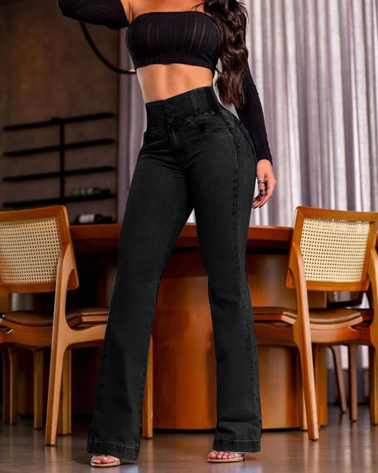 Everyday High-Waist Flare Jeans