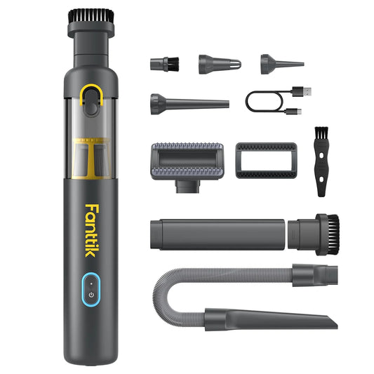 🔥Compact Mini Cordless Car Vacuum-Oil Film Remover